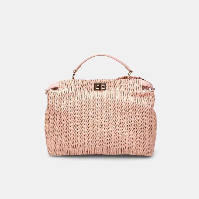 BATA handväska i raffia för kvinnor