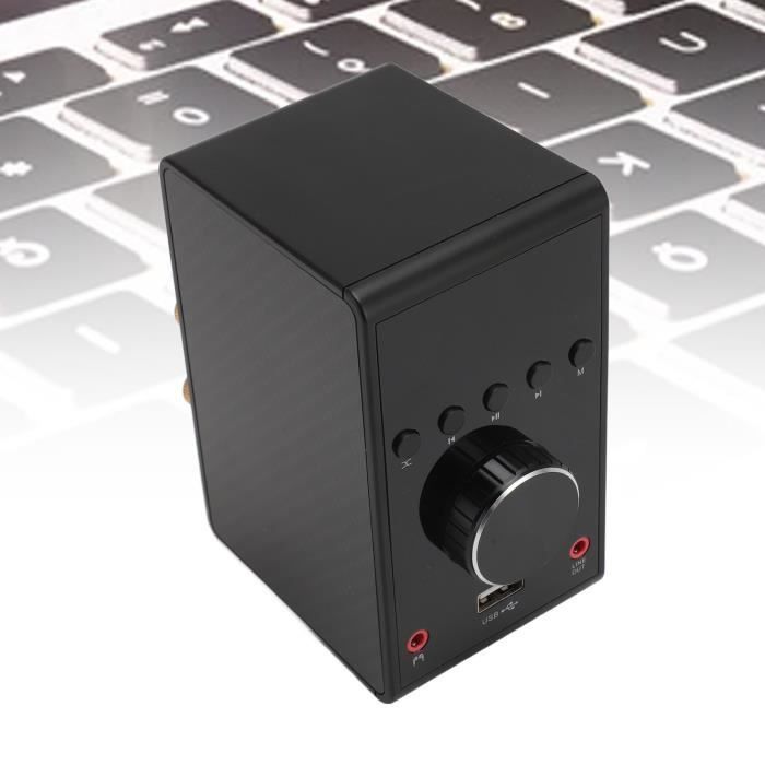 Amplificatore Bluetooth - VVIKIZY - 200W - Suono stereo HiFi - Bluetooth 5.0 - Compatto nero