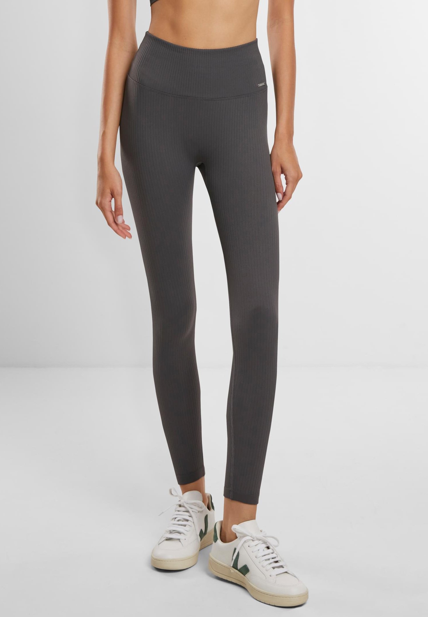 aim'n® RIBBED SEAMLESS - Leggings - schaduwgrijs