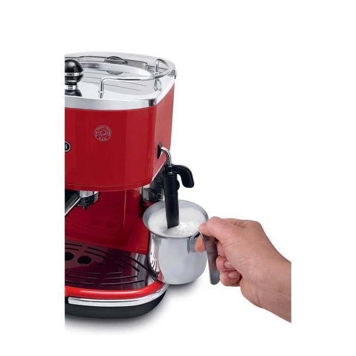 Cafetera espresso manual - De'Longhi - Icona - ECO311.R - Roja