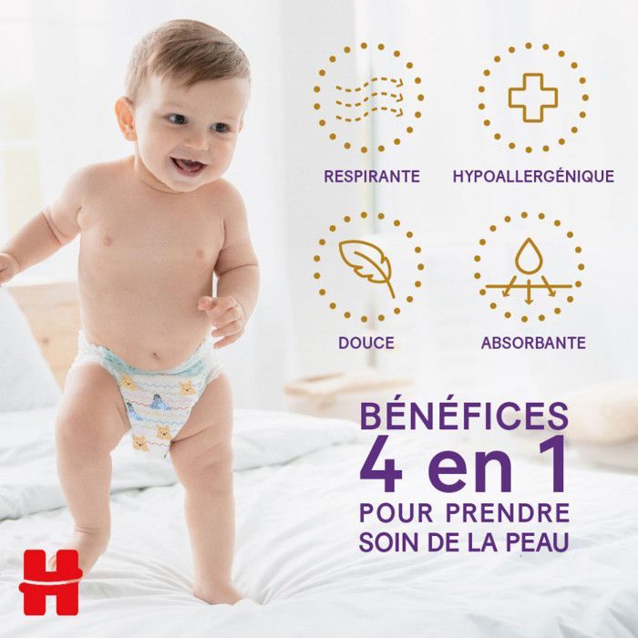 Huggies Extra Care Pants, 96 couches, Taille 5 (12-17 kg)