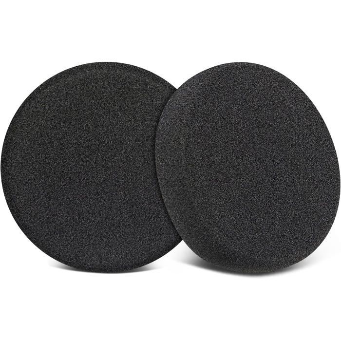 SOULWIT 6 Pieces Foam Cushion Sponge Ear Pads for Koss Porta Pro, KSC11, KSC17, KSC75 Headphones - Black