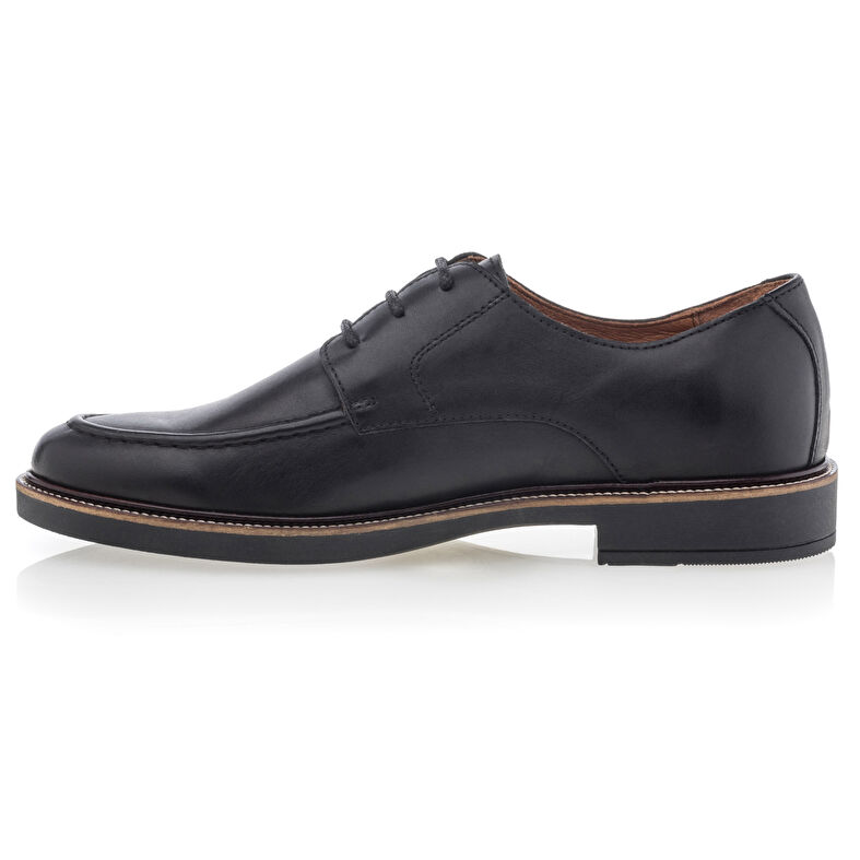 Czarne buty damskie sznurowane / buty typu derby