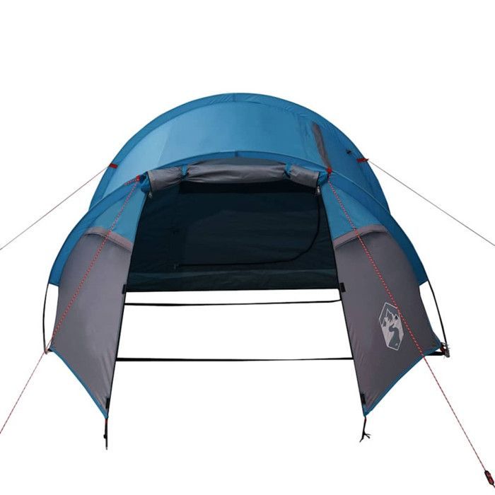 Tienda de campaña vidaXL para 3 personas, tienda de sombra con bolsa de transporte, toldo portátil con paredes laterales para 94387