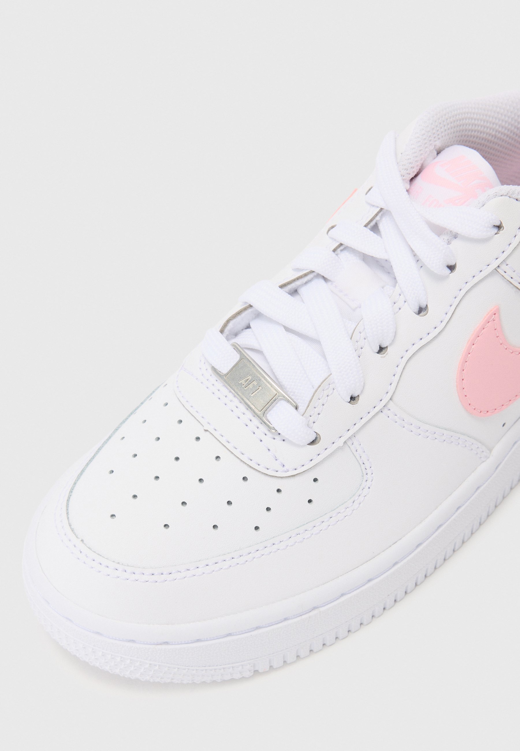 Nike Sportswear AIR FORCE 1 UNISEX - Scarpe da ginnastica - bianco/rosa tenue medio