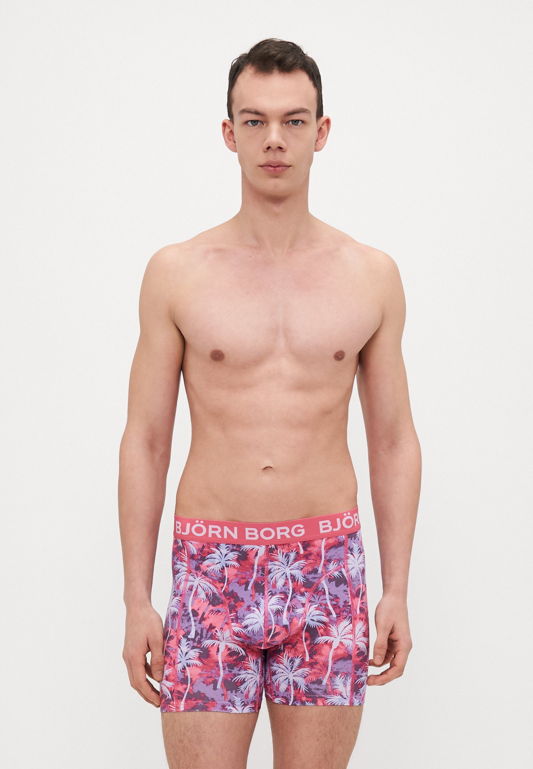 Lot de 3 shorts de bain Björn Borg - rose/violet/bleu foncé