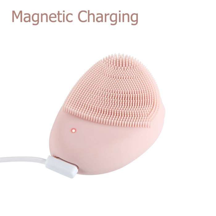 Brosse Nettoyante Visage Électrique, Silicone Doux, Rechargeable, Brosse Nettoyage, Massage, Étanche, Appareil Soins Peau