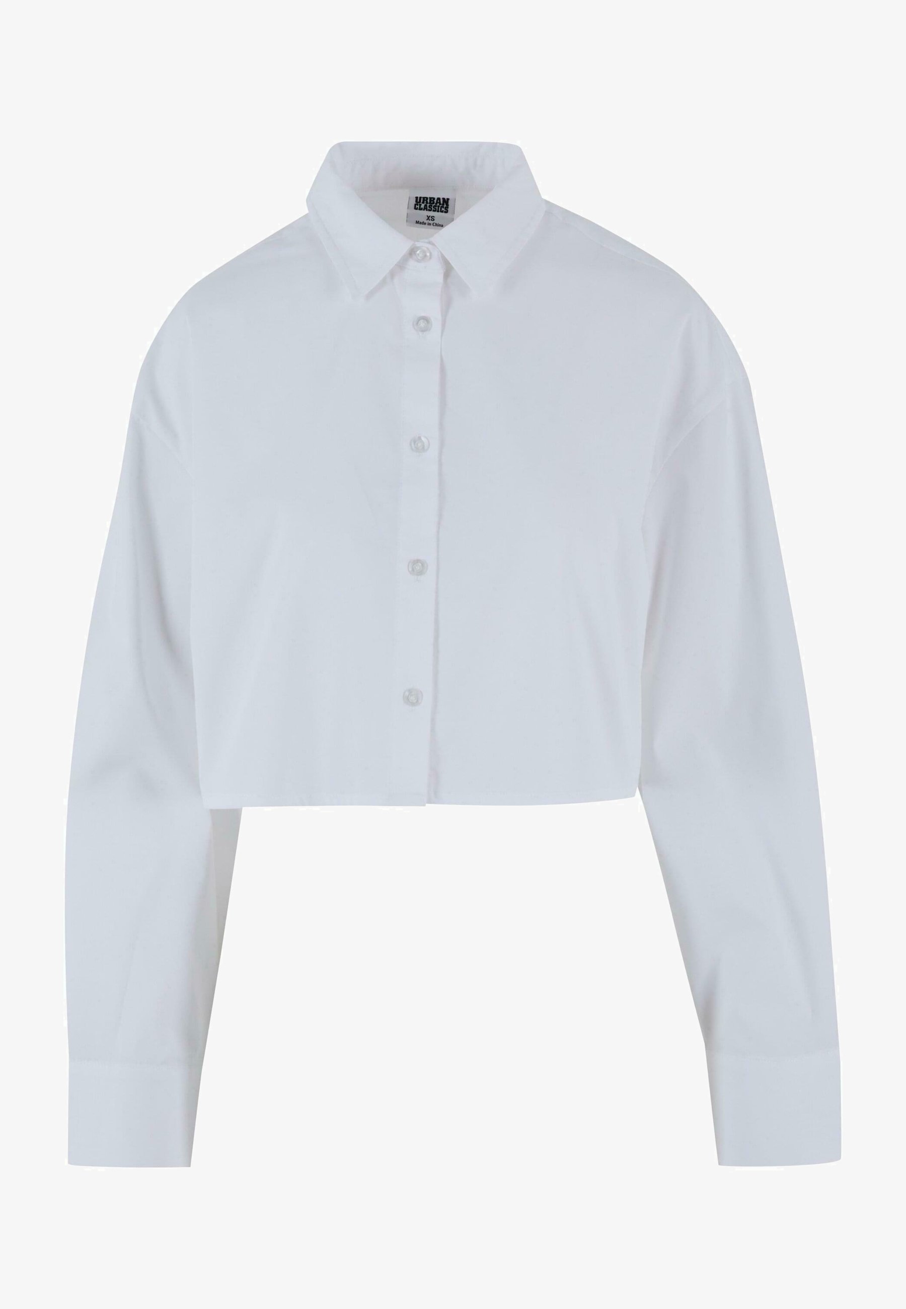 Urban Classics CROPPED - Bluse - hvit