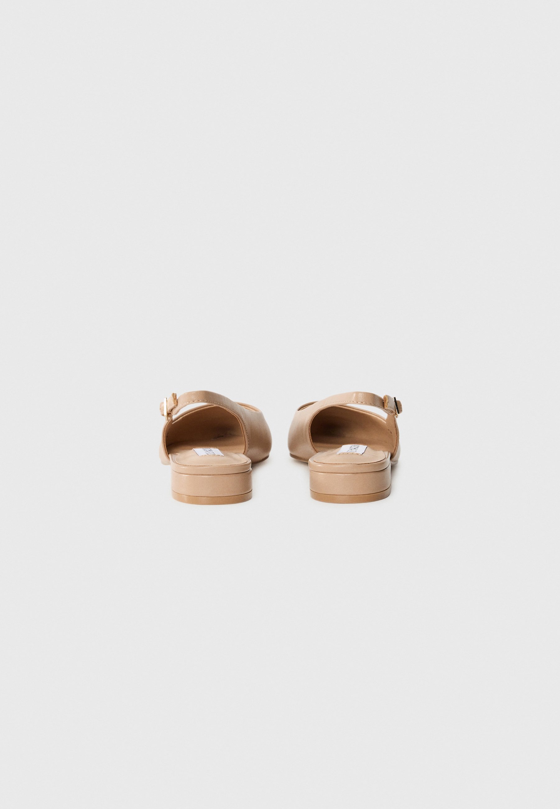 Steve Madden ROWYN - Slingback ballerina's - blush/zwart