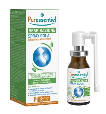 PURESSENTIEL Ademhalings- en keelspray 15 ml