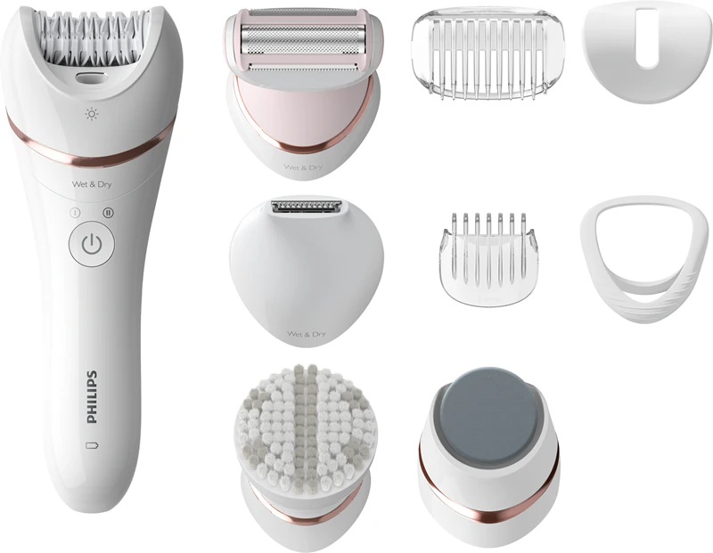 Philips Epilator Serie 8000 BRE740/10 Nat & Droog epilator voor vrouwen