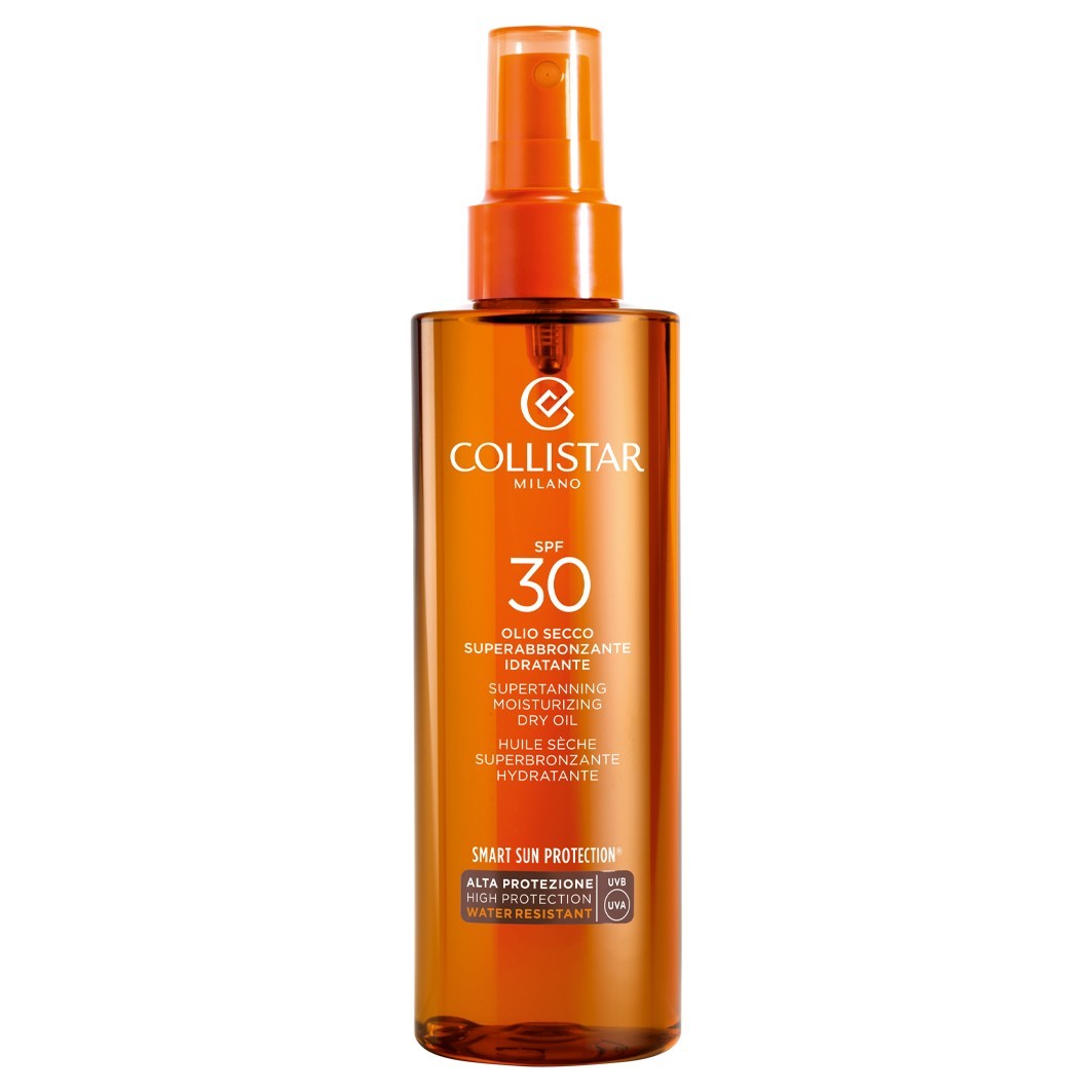 Collistar Sun Spray Super Tanning Super Tanning mitrinoša sausā eļļa SPF 30 - 200 ml