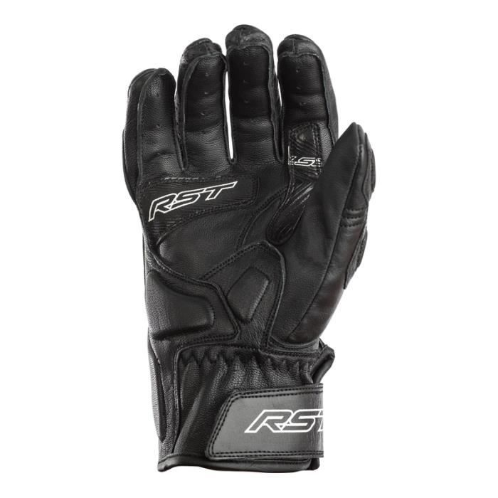 Guantes de moto RST Stunt III CE para mujer, para todas las estaciones - Negro - Talla 7