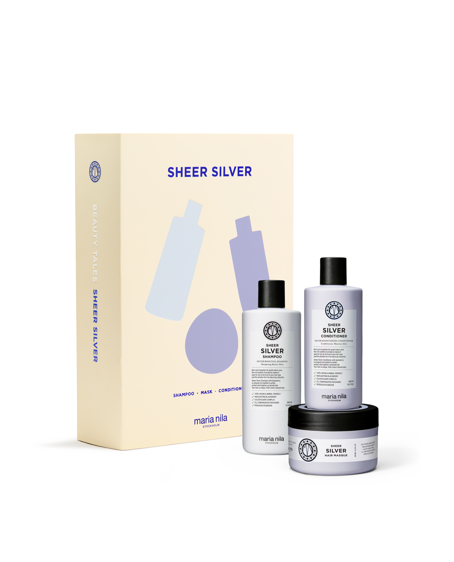 Srebrne Beauty Box - Maria Nila