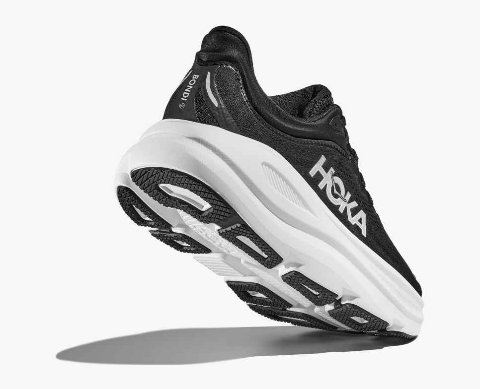 HOKA Bondi 9 Schwarz/Weiß