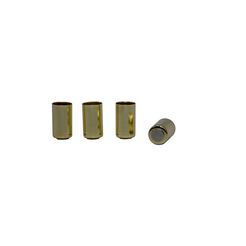 Portacandele magnetici per la casa, confezione da 4 in metallo dorato
