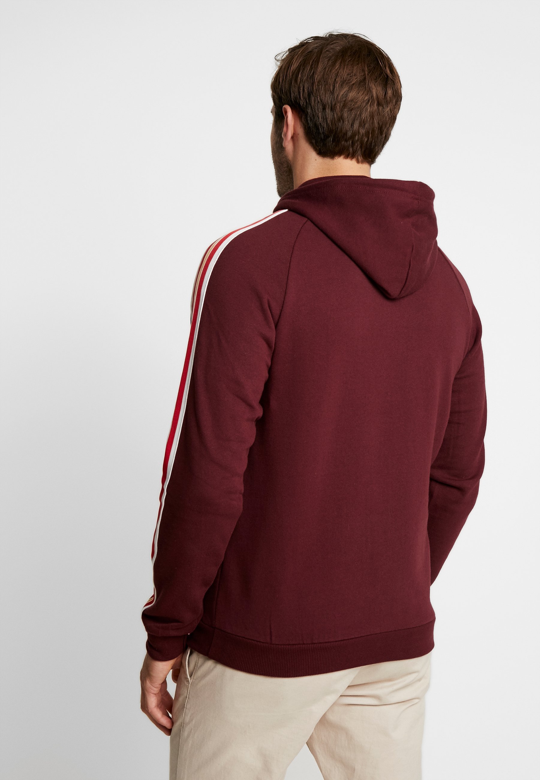 Sweat à capuche Pier One - bordeaux