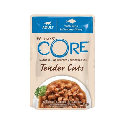 Aliment humide pour chats adultes Wellness Core Tender Cuts