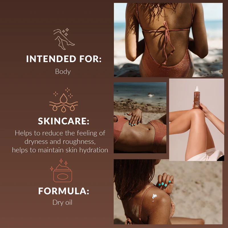Óleo autobronzeador corporal Lirene Perfect Tan