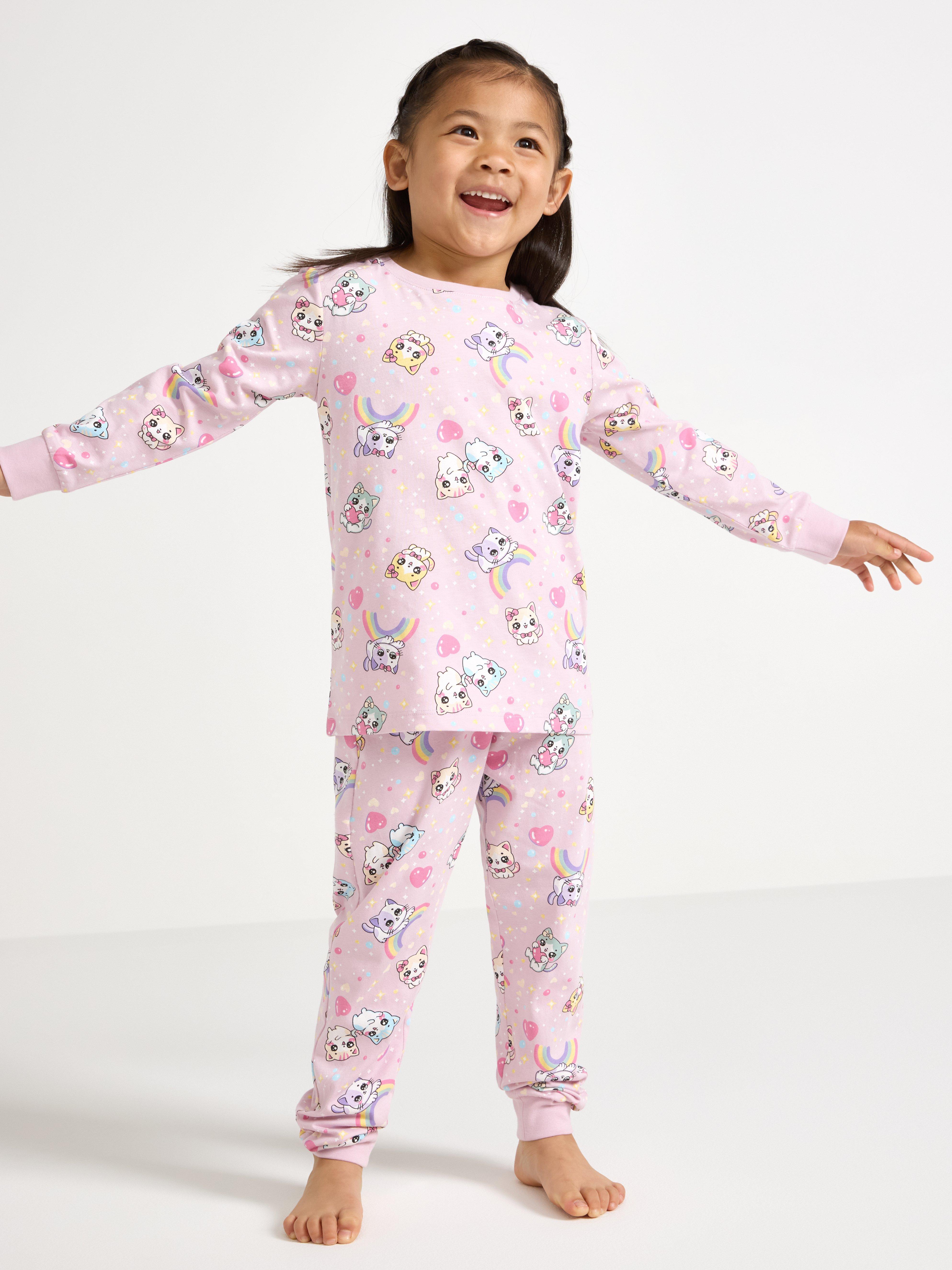 Conjunto de pijama rosa-claro