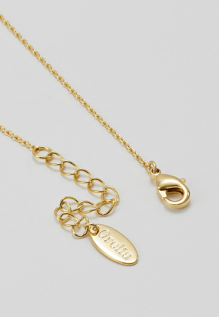 Orelia ketting met draad door het hart - Ketting - lichtgoudkleurig