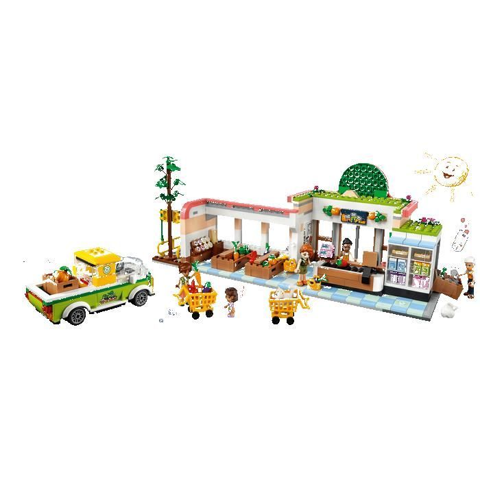 LEGO Friends 41729 L’épicerie biologique Cadeaux Jouets Objets de collection 8+