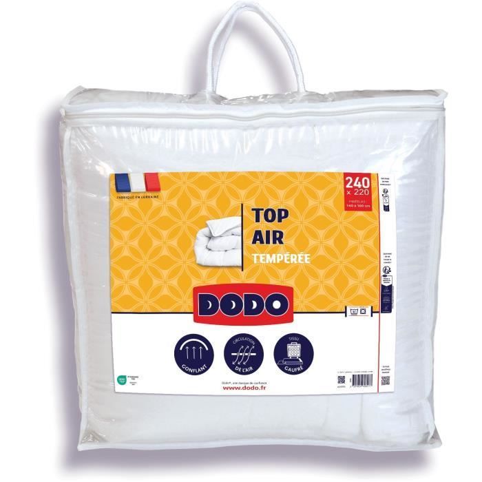 Edredón de peso medio - DODO - TOP AIR - 220 x 240 cm - 300 g/m² - Blanco