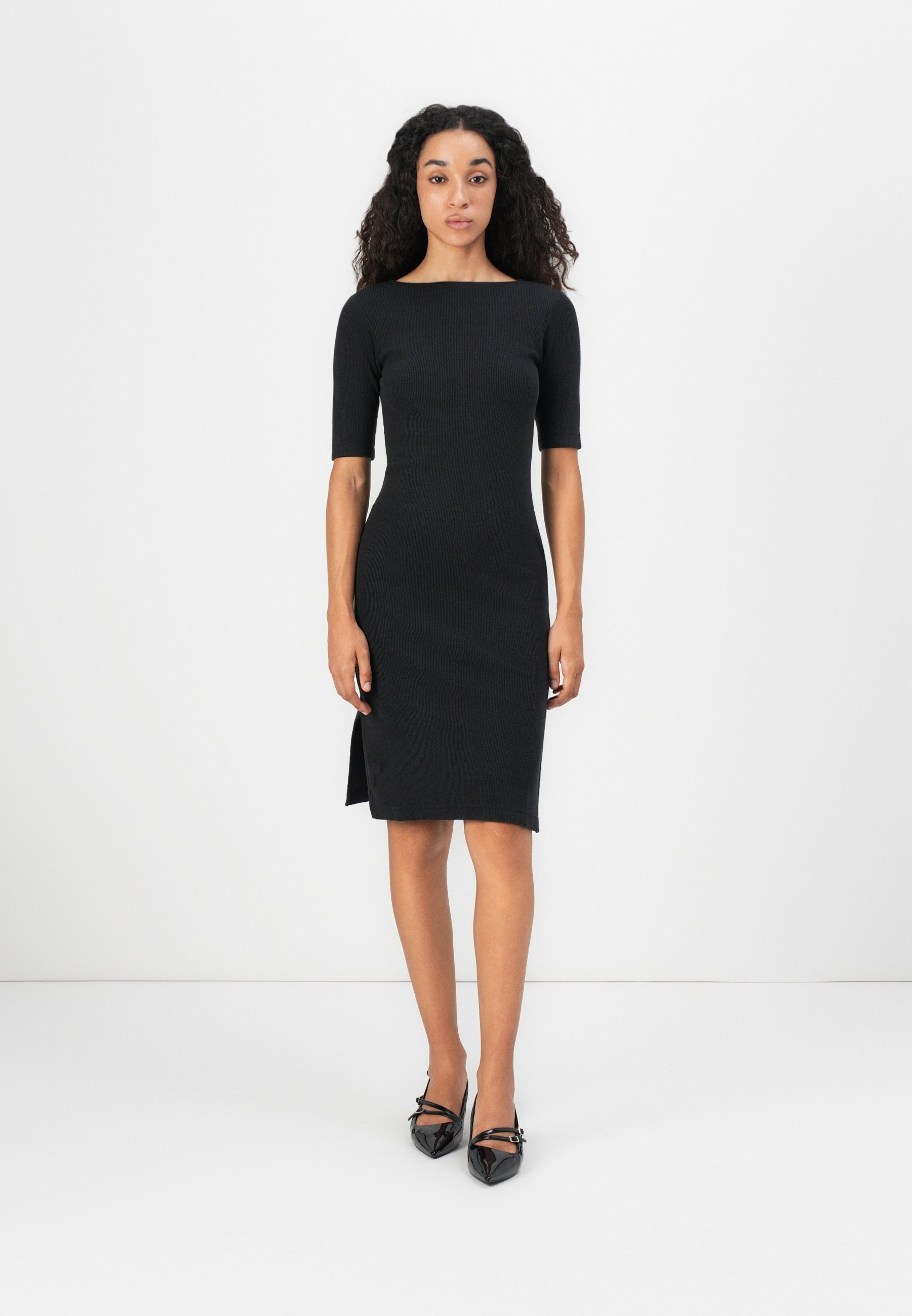 DOCKERS WINTER DRESS - Sukienka dzienna - piękna czerń