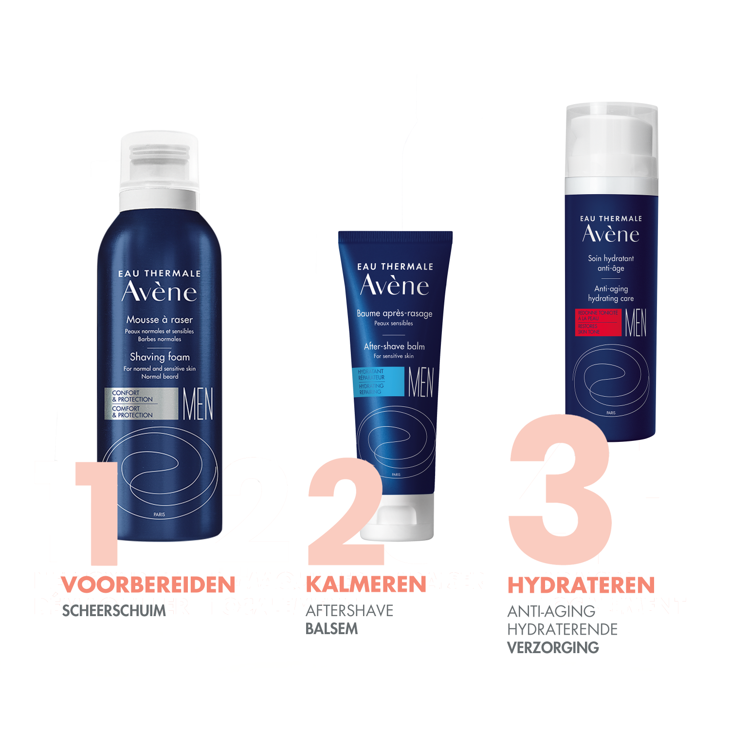 Avène Anti-Aging Care til mænd – Fugtighedscreme – 50 ml