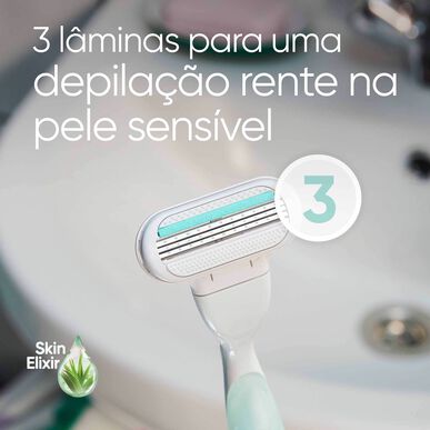 Nadomestna rezila Gillette Venus Smooth Sensitive, 4 kosi.