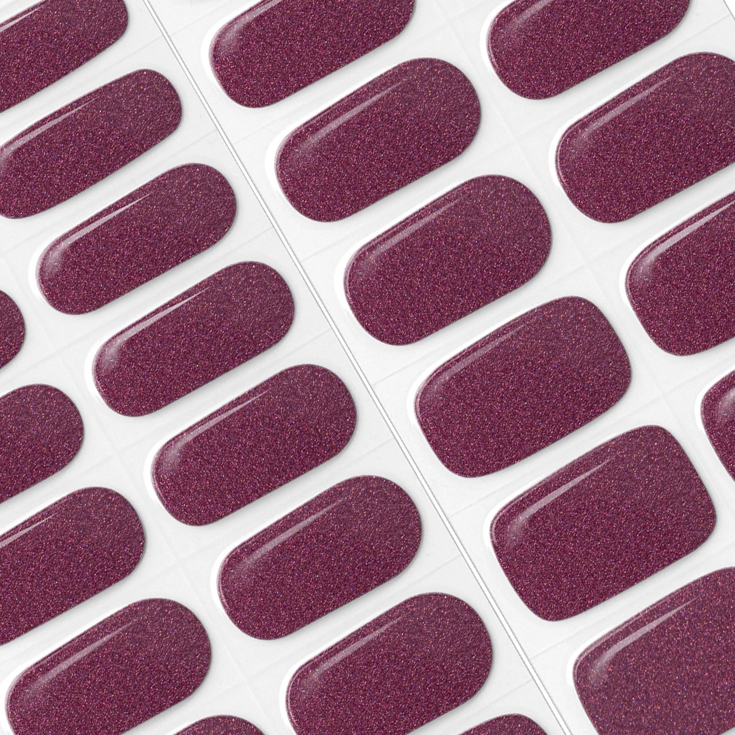 Adesivos de unha com esmalte UV Gellac rosa - 1 unidade