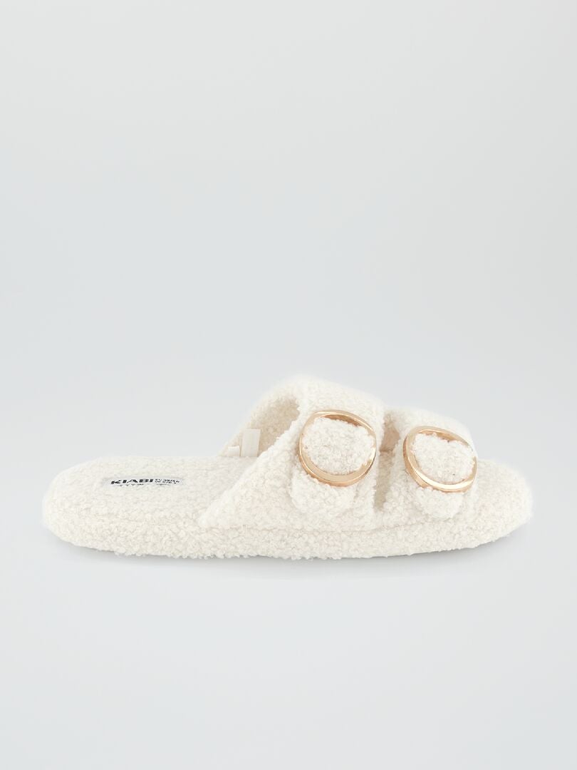 Chinelo com duas tiras - Branco