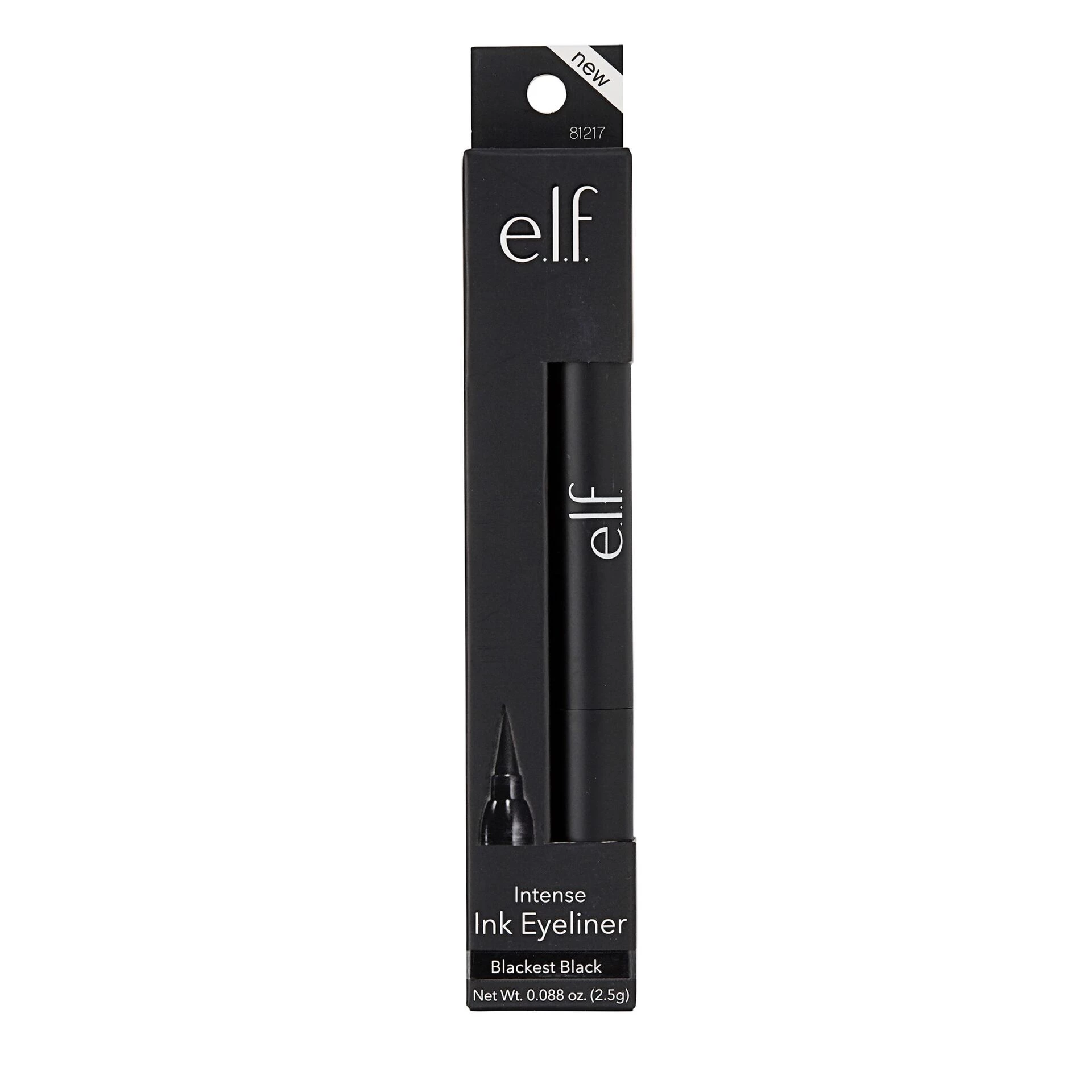 Tuș de ochi intens cu cerneală Blackest Black - Elf