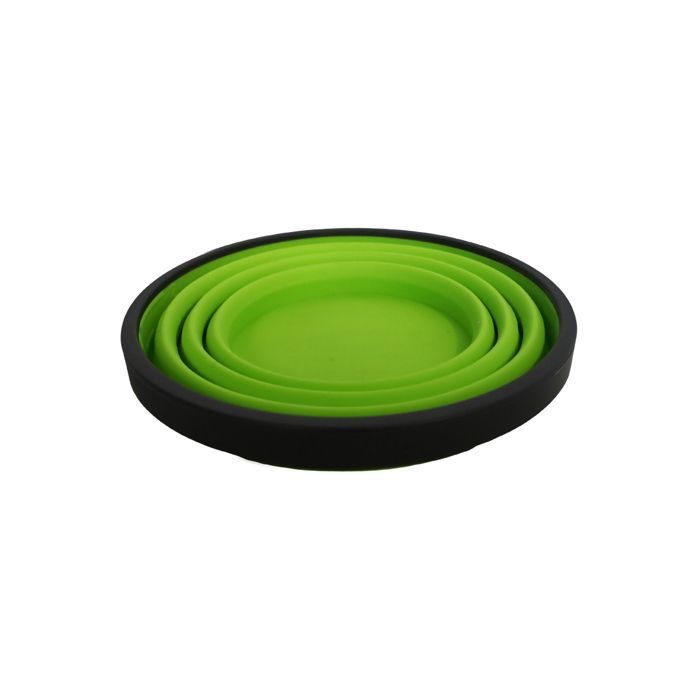 480-ml-Faltbecher, limettengrün – Teller – Glas | Azimut Outdoor-Campingausrüstung