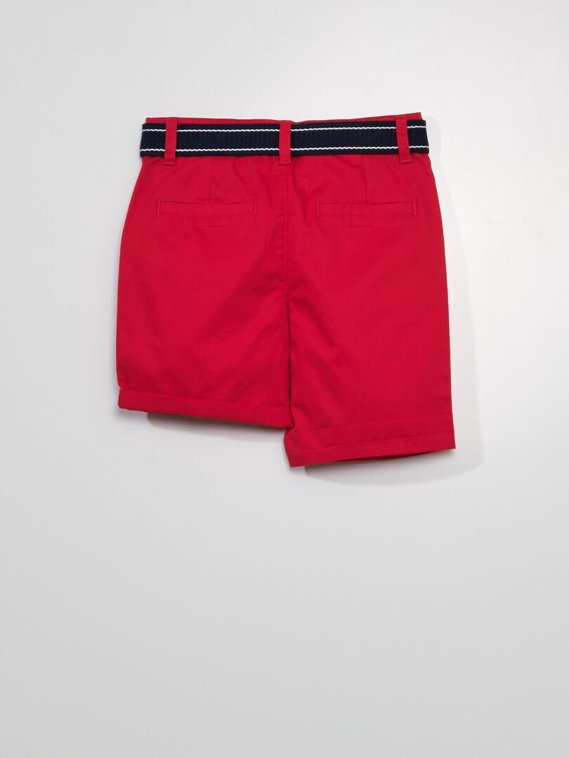 Bermuda chino - rojo