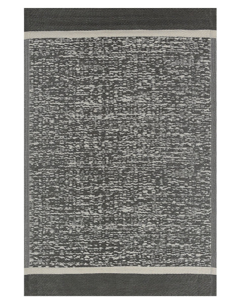 Dywan na taras 120x180 cm czarno-biały