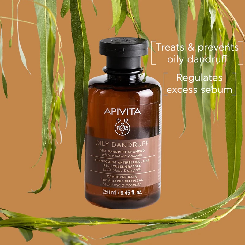 Apivita Dandruff Oily Dandruff Shampoo šampon proti prhljaju za mastne lase