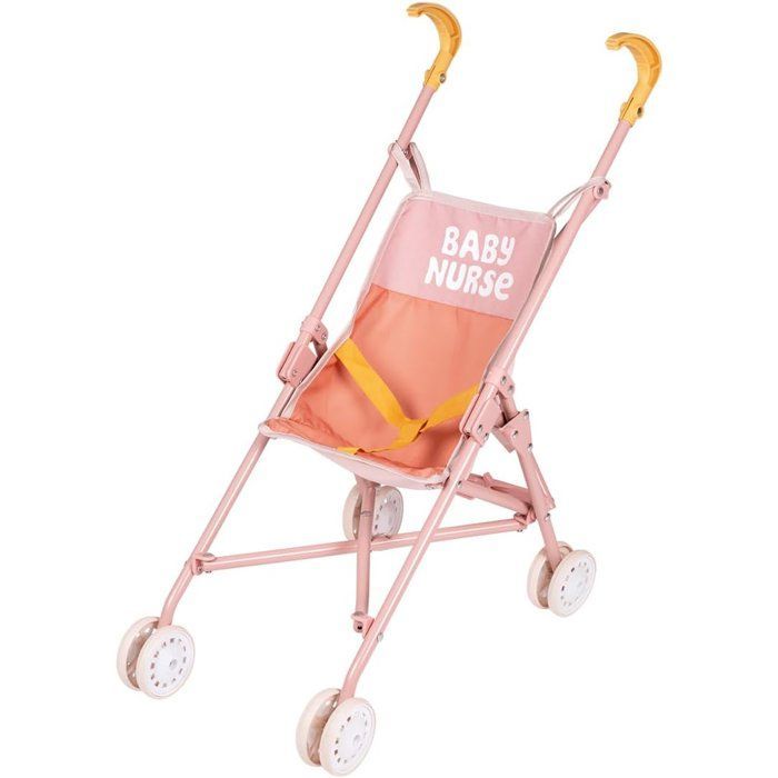 SMOBY - Baby Nurse - Poussette canne - Pour poupon - Pratique et Légère - Pliage Facile - Dès 2 ans