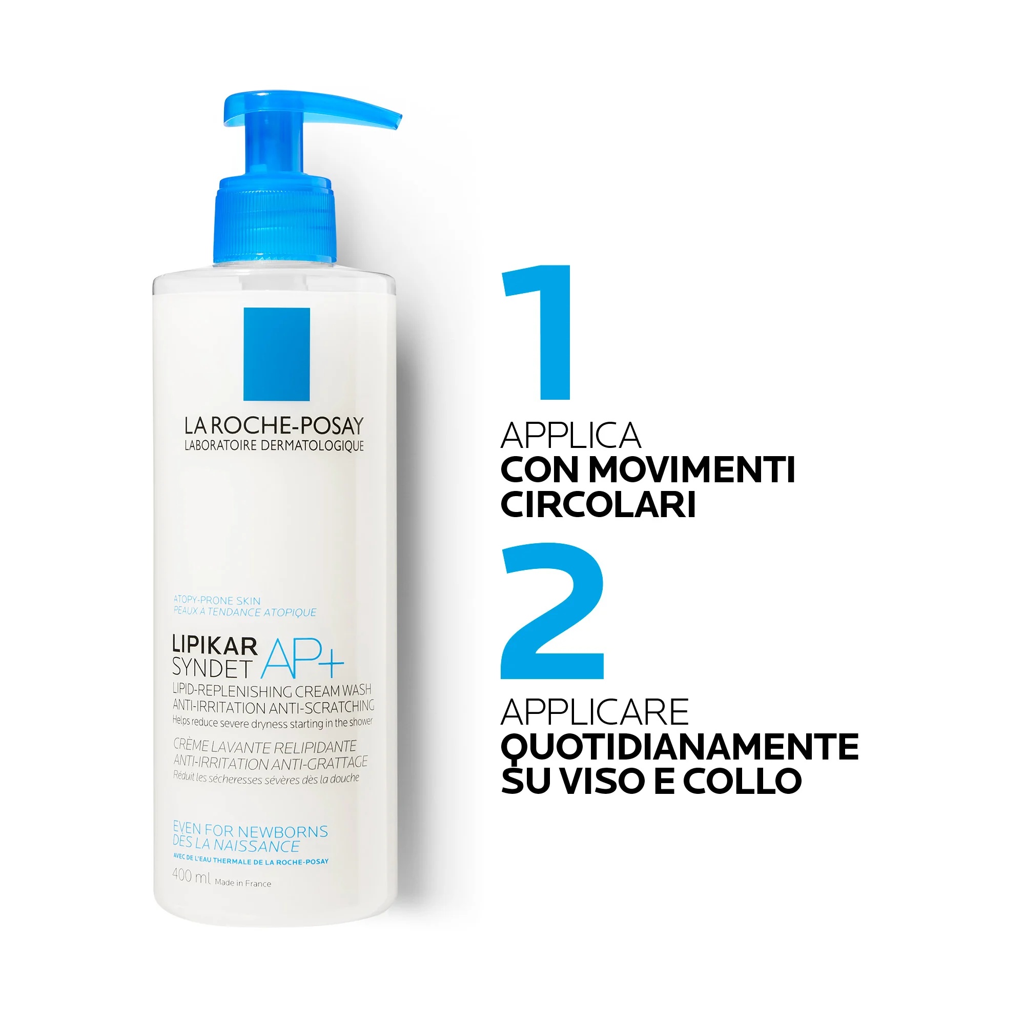 LA ROCHE POSAY La Roche Posay Lipikar Syndet AP+ 400 ml Verzachtende Reinigende Bodycrème