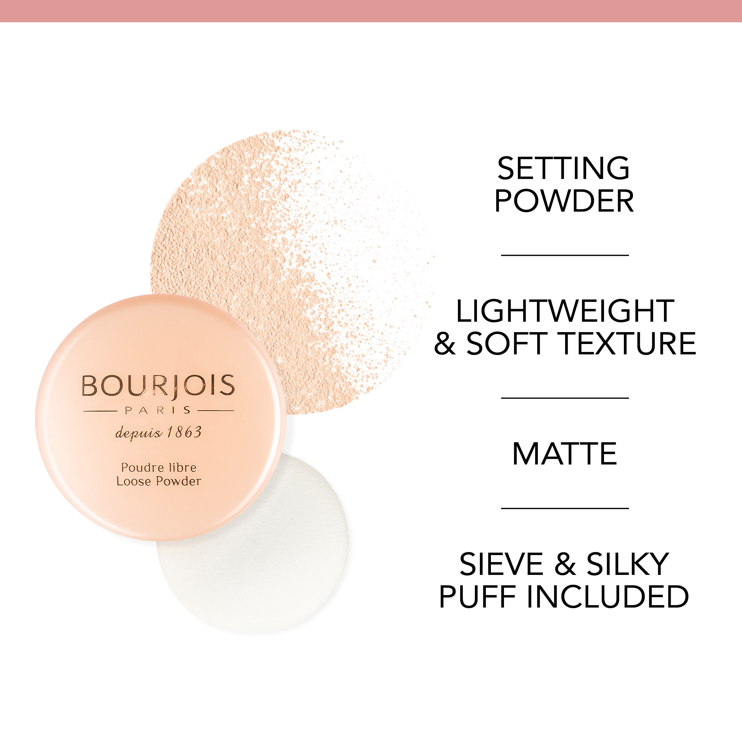 Bourjois puder sypki do twarzy T02 32g Libre