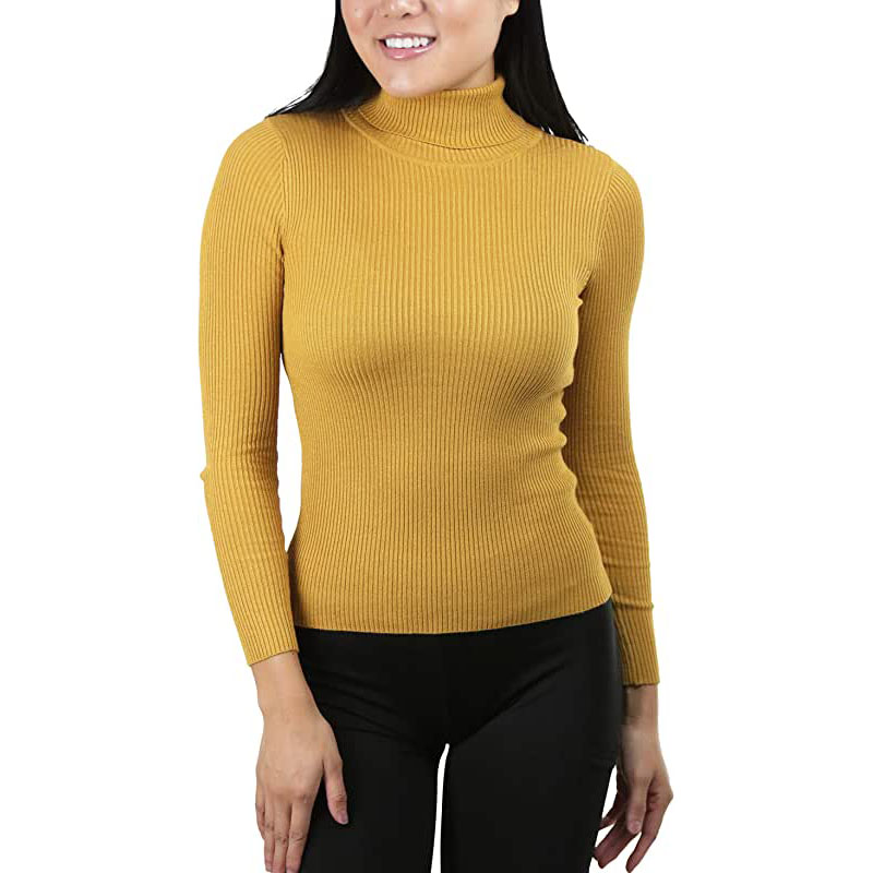 Pull en maille à col roulé et poignets boutonnés ToBeInStyle pour femme