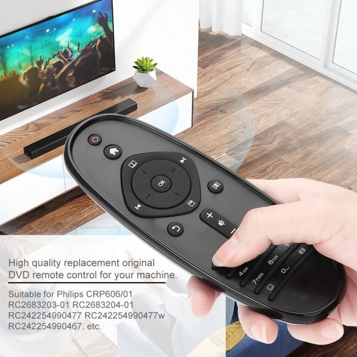 Controle remoto de substituição para TVs LCD LED HD Philips RC2683203-01 e RC2683204-01 (HB058)
