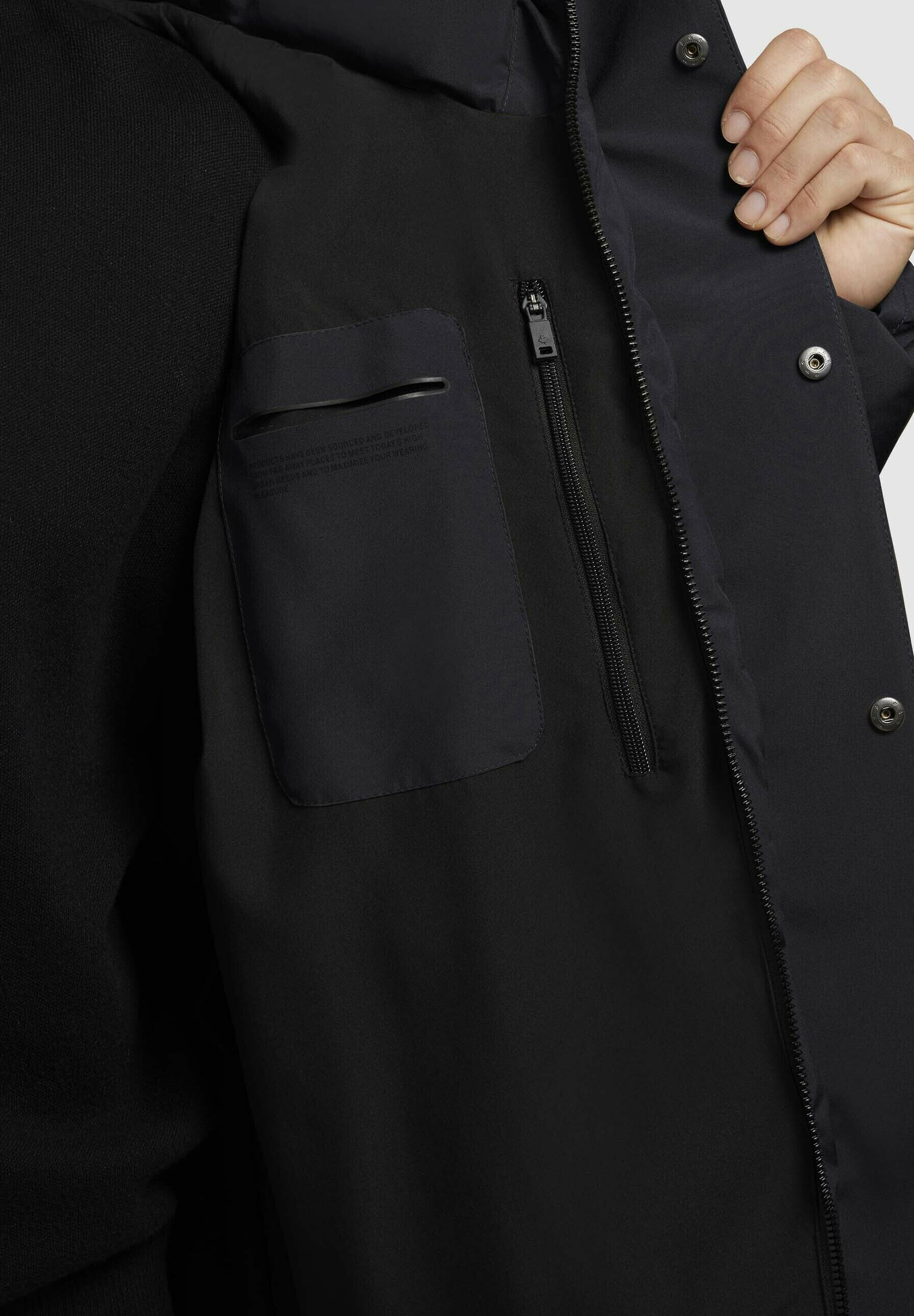khujo STANK - Cappotto invernale - nero