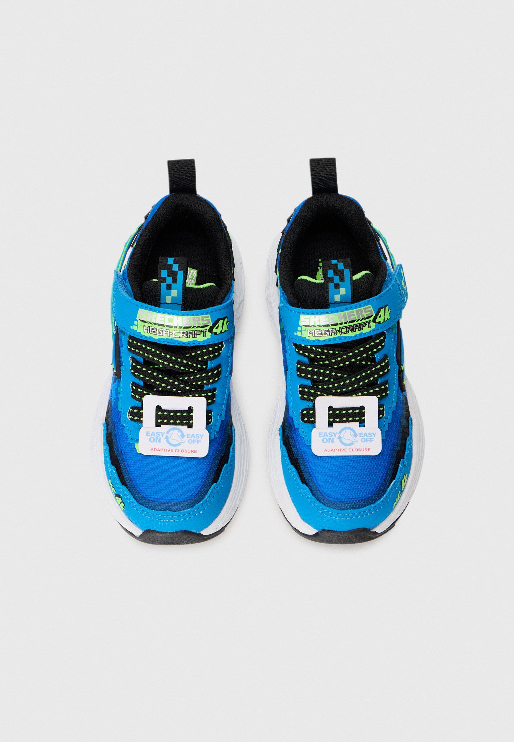 Skechers MEGA CRAFT 4K - Baskets - bleu/citron vert/noir
