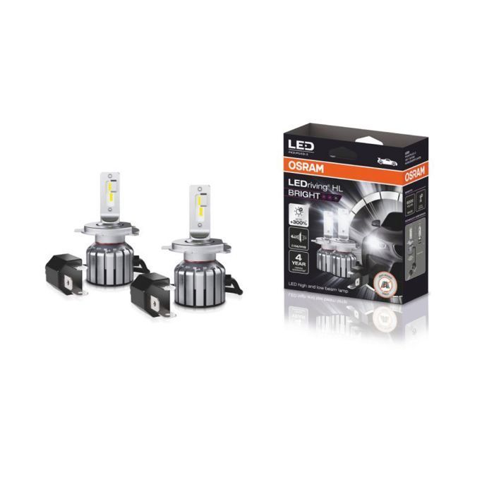 2 ampoules feu auto LEDriving HL - Osram - LED - Bright H4/H19