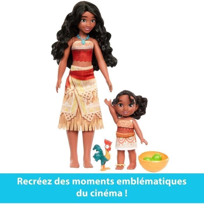 MATTEL Disney Moana 2 - Conjunto Duas Irmãs - Boneca do Filme Moana 2 JBT66