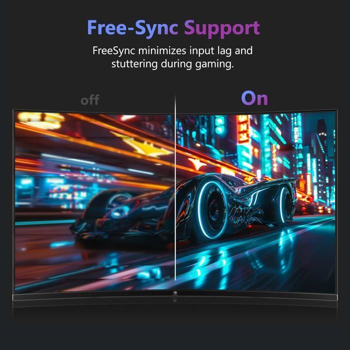 Z-EDGE UG27 27-inch gebogen gamingmonitor, 200Hz, 1ms, FreeSync, FHD 1080p, 350cd/m², 1500R VA, DP1.4 & HDMI2.1