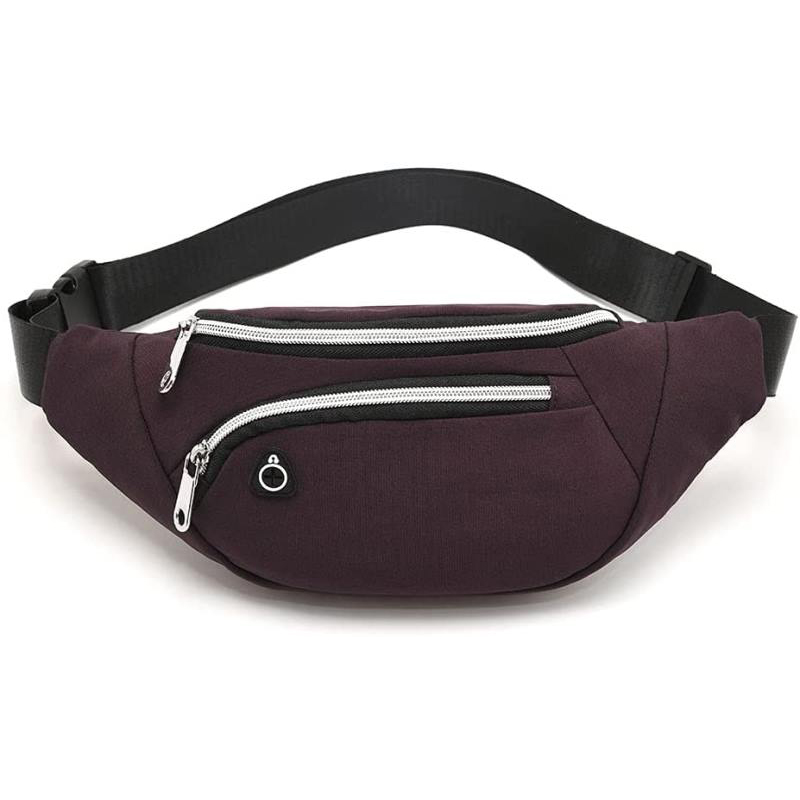 Sac banane pour hommes et femmes - Sac banane imperméable avec sangle réglable pour le sport, les voyages, les loisirs et la course à pied.