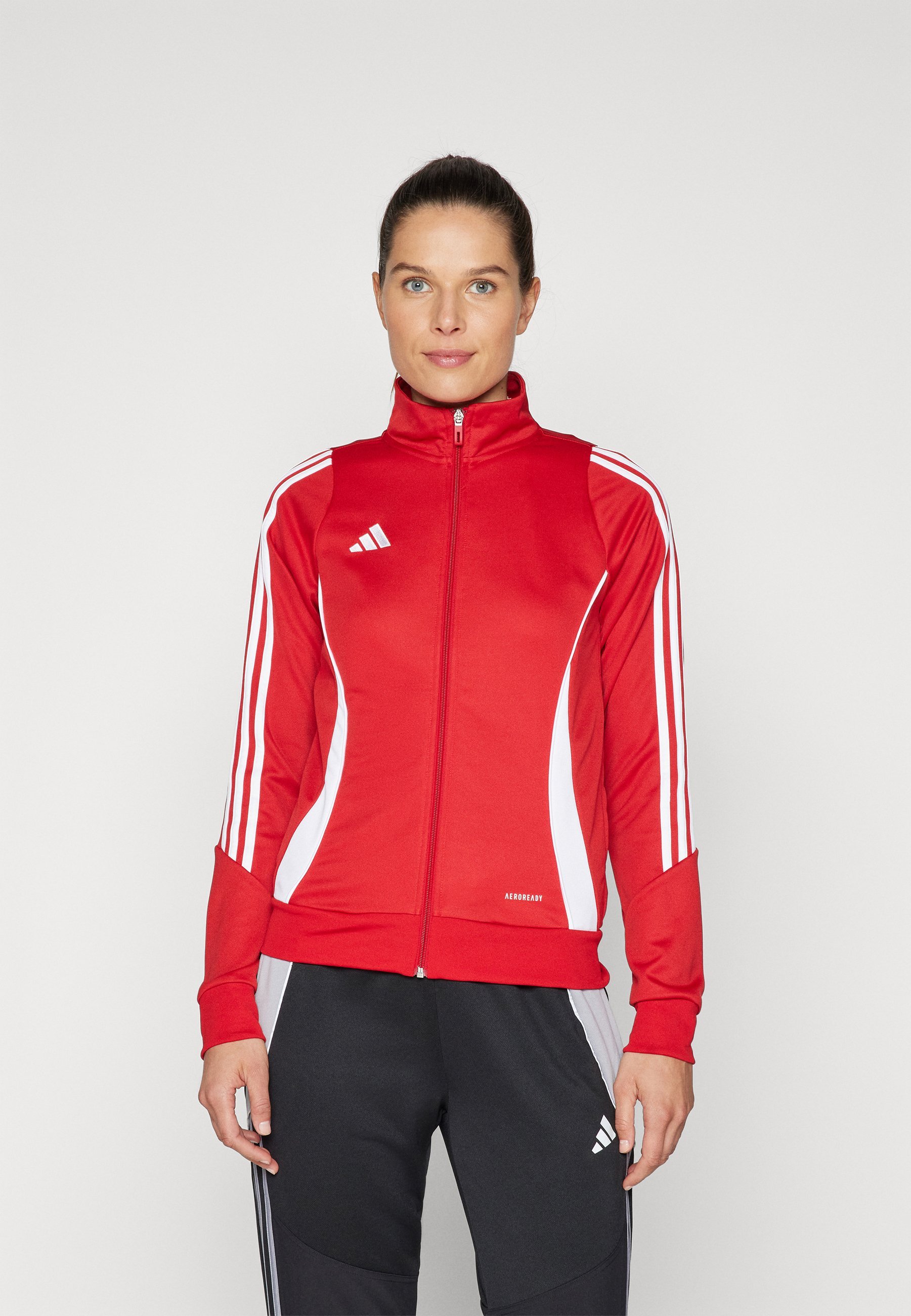 adidas Performance TIRO24 WOMEN - Trainingsjack - rotweiss