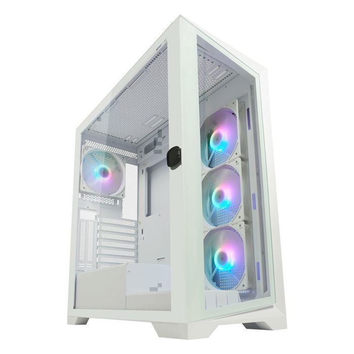 Boîtier PC Gamer - LC-Power - Gaming 806W - ARGB - Compatible ATX - Verre trempé - USB-C